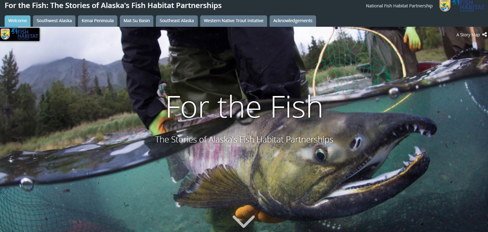 Alaska Fish Habitat Partnerships Story Map